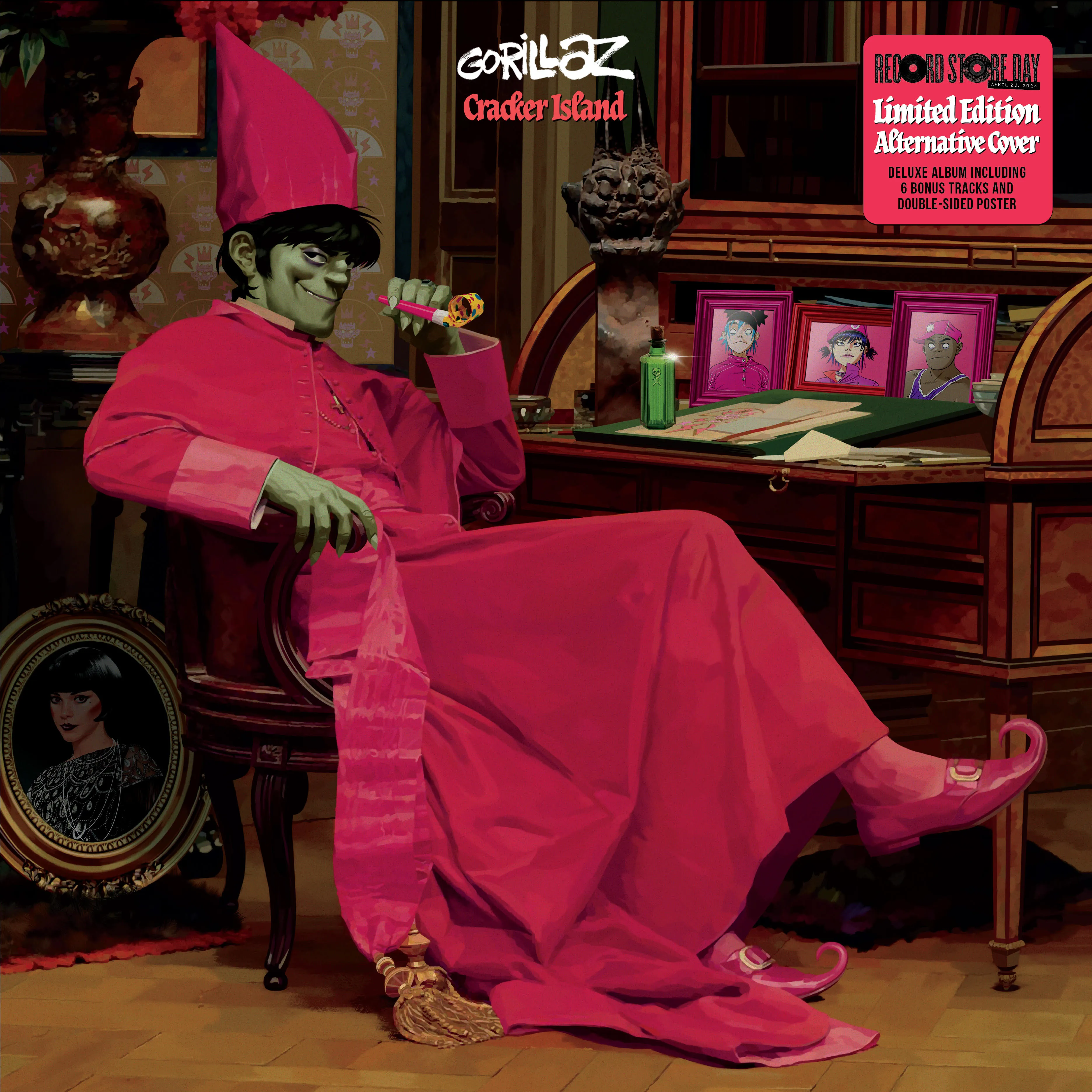 RECORD STORE DAY 2021.6.12 GORILLAZ / CRACKER ISLAND DELUXE VINYL EDITION[RSD 2LP PINK VINYL]