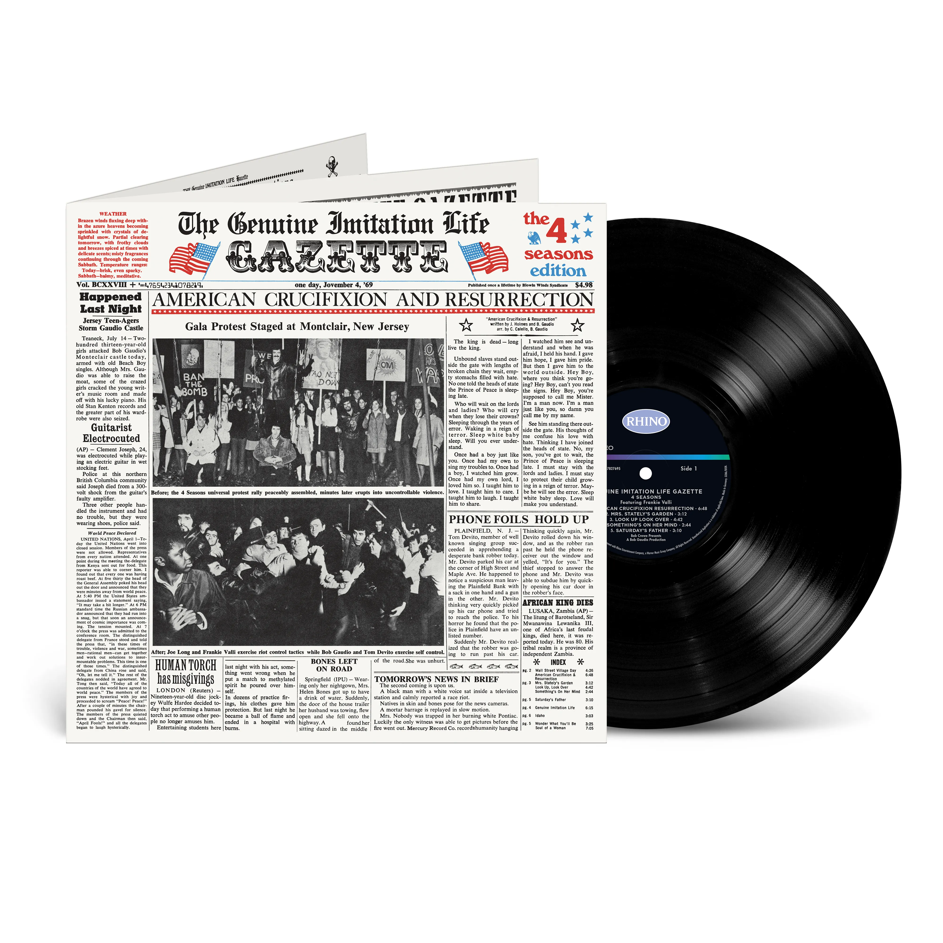 FRANKIE VALLI & THE FOUR SEASONS / GENUINE IMITATION LIFE GAZETTE [RSD VINYL]