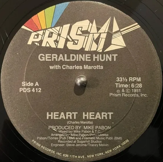 GERALDINE HUNT WITH CHARLES MAROTTA / HEART HEART