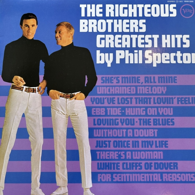 RIGHTEOUS BROTHERS / GREATEST HITS BY PHIL SPECTORのアナログレコードジャケット (準備中)