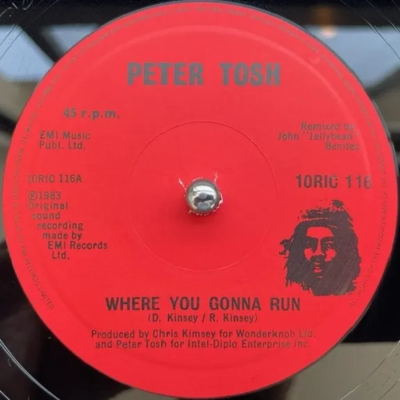 PETER TOSH / WHERE YOU GONNA RUN  STOP THAT TRAIN