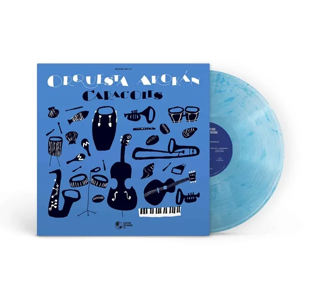 ORQUESTA AKOKAN / CARACOLES (OCEAN BLUE VINYL)