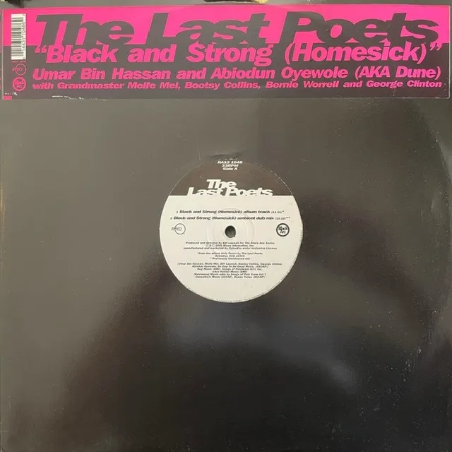 LAST POETS / BLACK AND STRONG (HOMESICK)