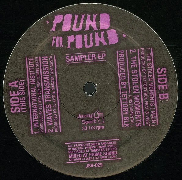 VARIOUS (GROOVEMAN SPORT) / POUND FOR POUND SAMPLER EP