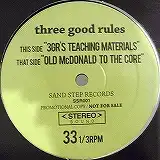 THREE GOOD RULES / 3GR'S TEACHING MATERIALSΥʥ쥳ɥ㥱å ()