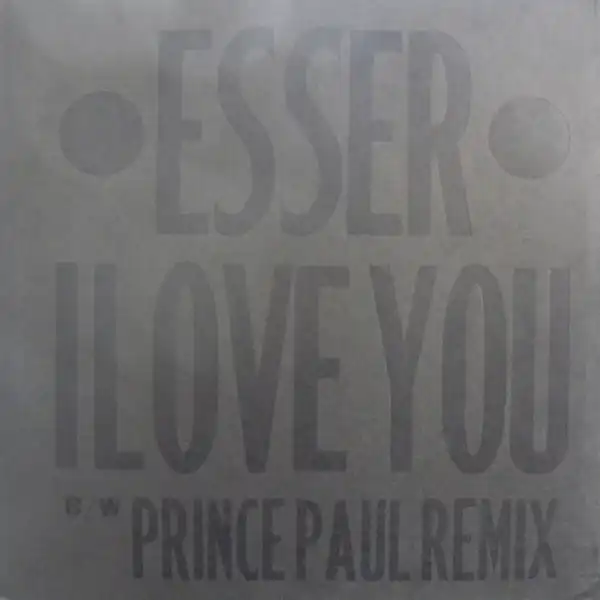 ESSER / I LOVE YOUΥʥ쥳ɥ㥱å ()