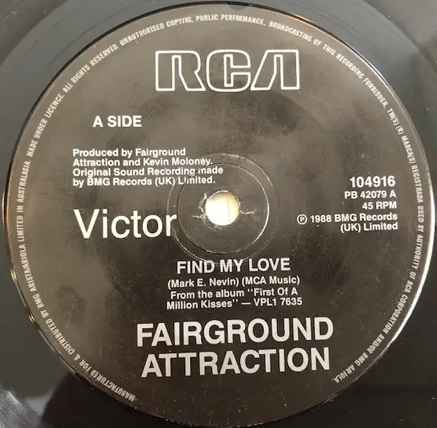 FAIRGROUND ATTRACTION / FIND MY LOVEΥʥ쥳ɥ㥱å ()