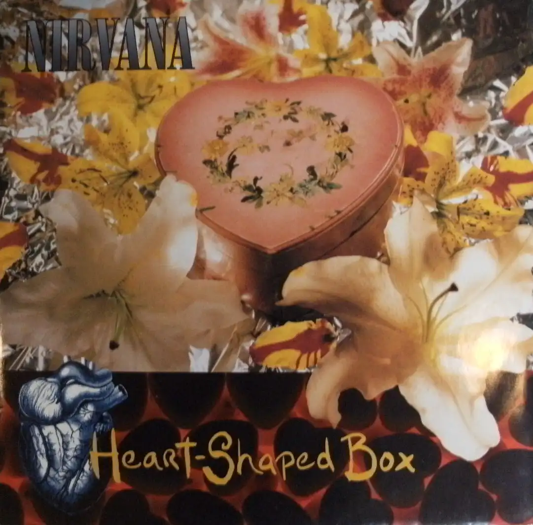 NIRVANA / HEART SHAPED BOXのアナログレコードジャケット (準備中)