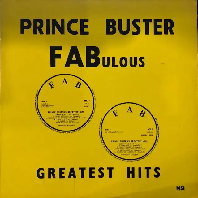 PRINCE BUSTER / FABULOUS GREATEST HITS