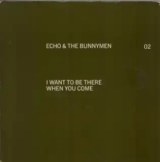 ECHO & THE BUNNYMEN / I WANT TO BE THERE WHEN YOU
