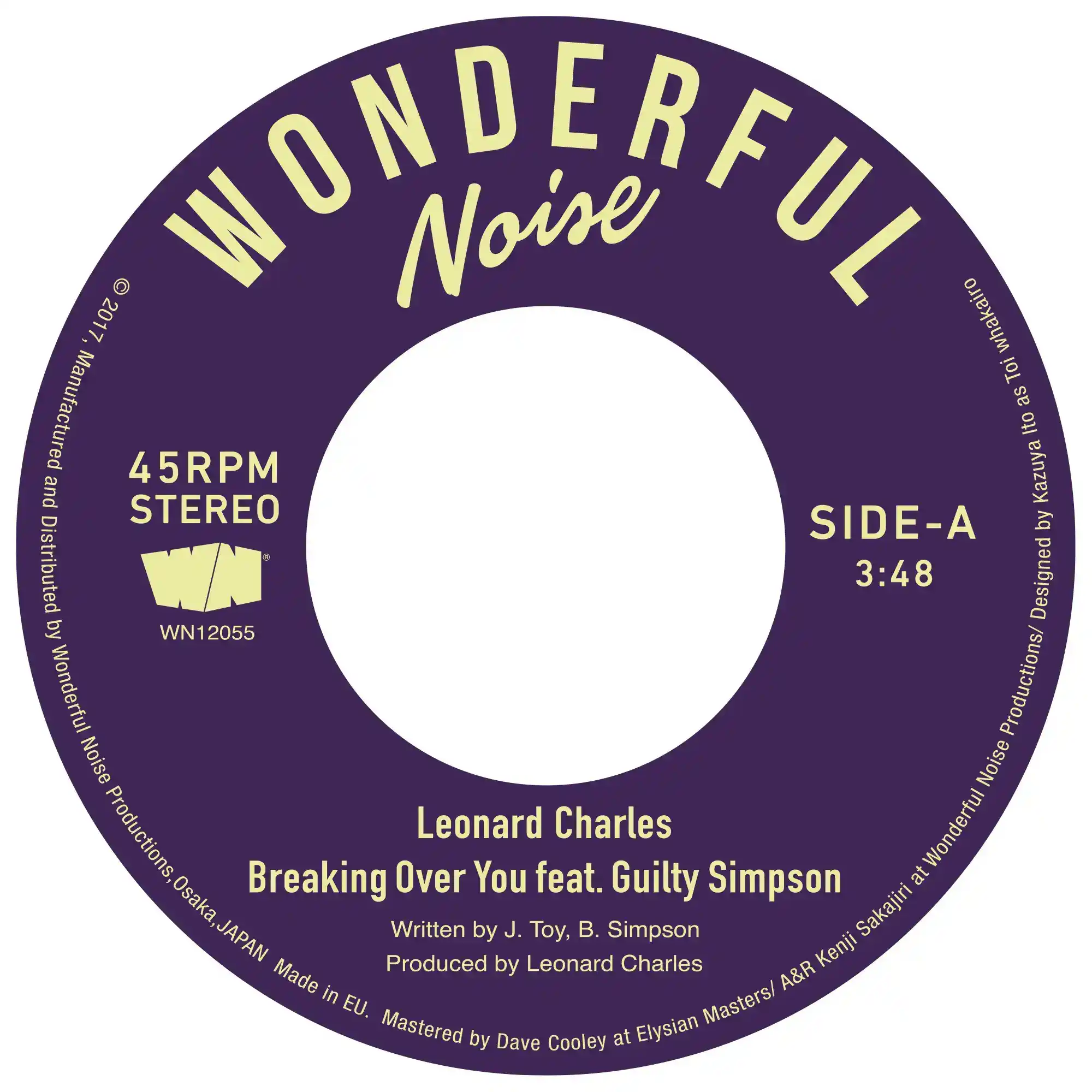 LEONARD CHARLES FEAT. GUILTY SIMPSON / BREAKING OVER YOU Υʥ쥳ɥ㥱å ()