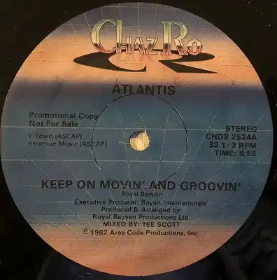 ATLANTIS / KEEP ON MOVIN' AND GROOVIN'Υʥ쥳ɥ㥱å ()