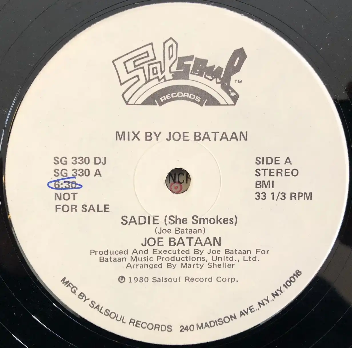 JOE BATAAN / SADIE (SHE SMOKES)