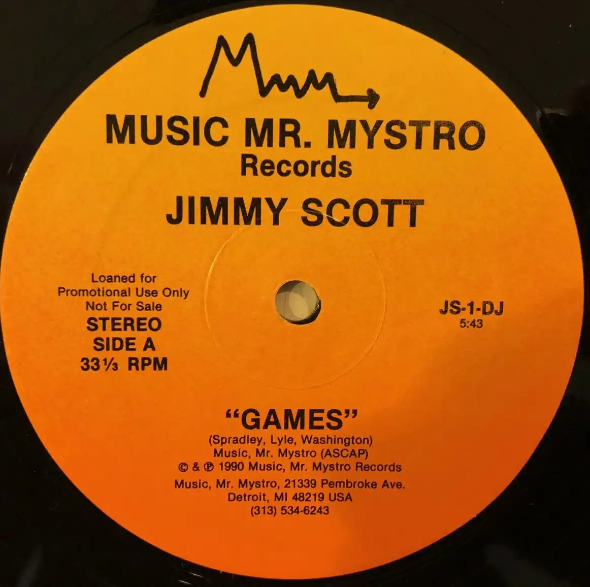 JIMMY SCOTT / GAMES