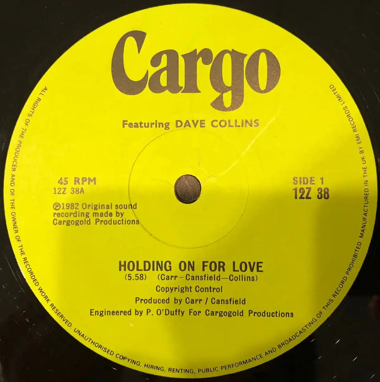 CARGO / HOLDING ON FOR LOVEΥʥ쥳ɥ㥱å ()