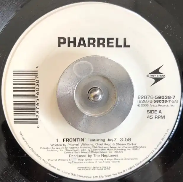 PHARRELL ／ BUSTA RHYMES / FRONTIN ／ LIGHT YOUR A** ON FIRE