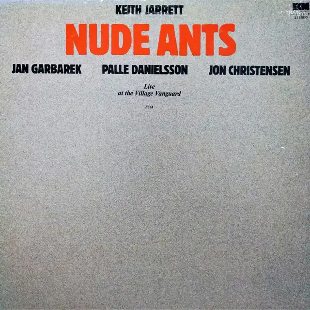 KEITH JARRETT ‎/ NUDE ANTS (LIVE AT THE VILLAGE VANGUARD)