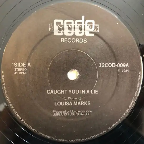 LOUISA MARKS / CAUGHT YOU IN A LIE