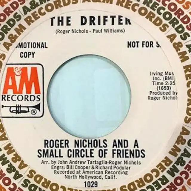 ROGER NICHOLS & THE SMALL CIRCLE OF FRIENDS / DRIFTERΥʥ쥳ɥ㥱å ()