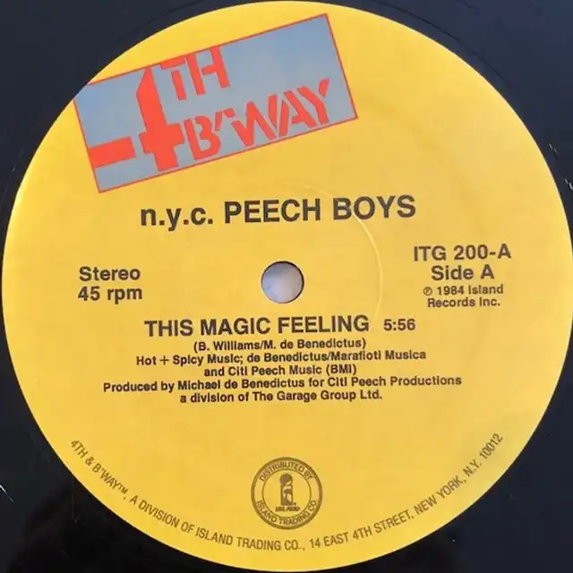 N.Y.C. PEECH BOYS / THIS MAGIC FEELING
