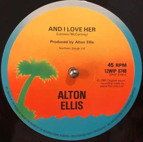 ALTON ELLIS / AND I LOVE HERΥʥ쥳ɥ㥱å ()