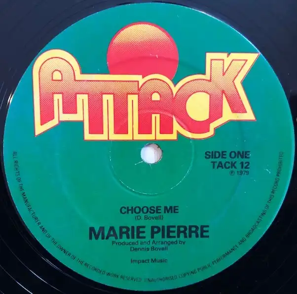 MARIE PIERRE / CHOOSE ME