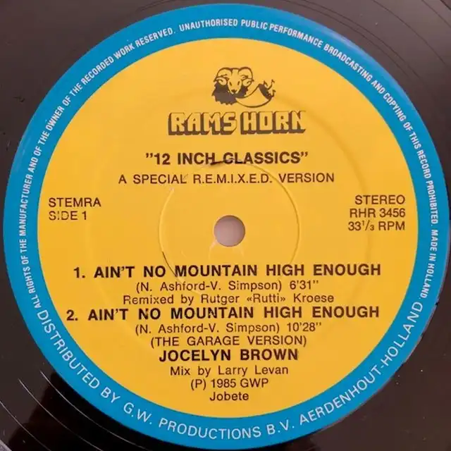 JOCELYN BROWN / AIN'T NO MOUNTAIN HIGH ENOUGH