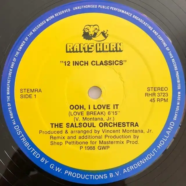 SALSOUL ORCHESTRA / OOH. I LOVE IT (LOVE BREAK)
