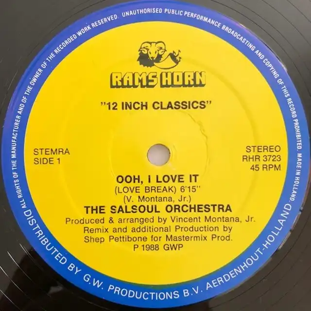 SALSOUL ORCHESTRA / OOH. I LOVE IT (LOVE BREAK)Υʥ쥳ɥ㥱å ()