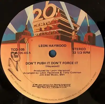 LEON HEYWOOD / DON'T PUSH IT DON'T FORCE ITΥʥ쥳ɥ㥱å ()