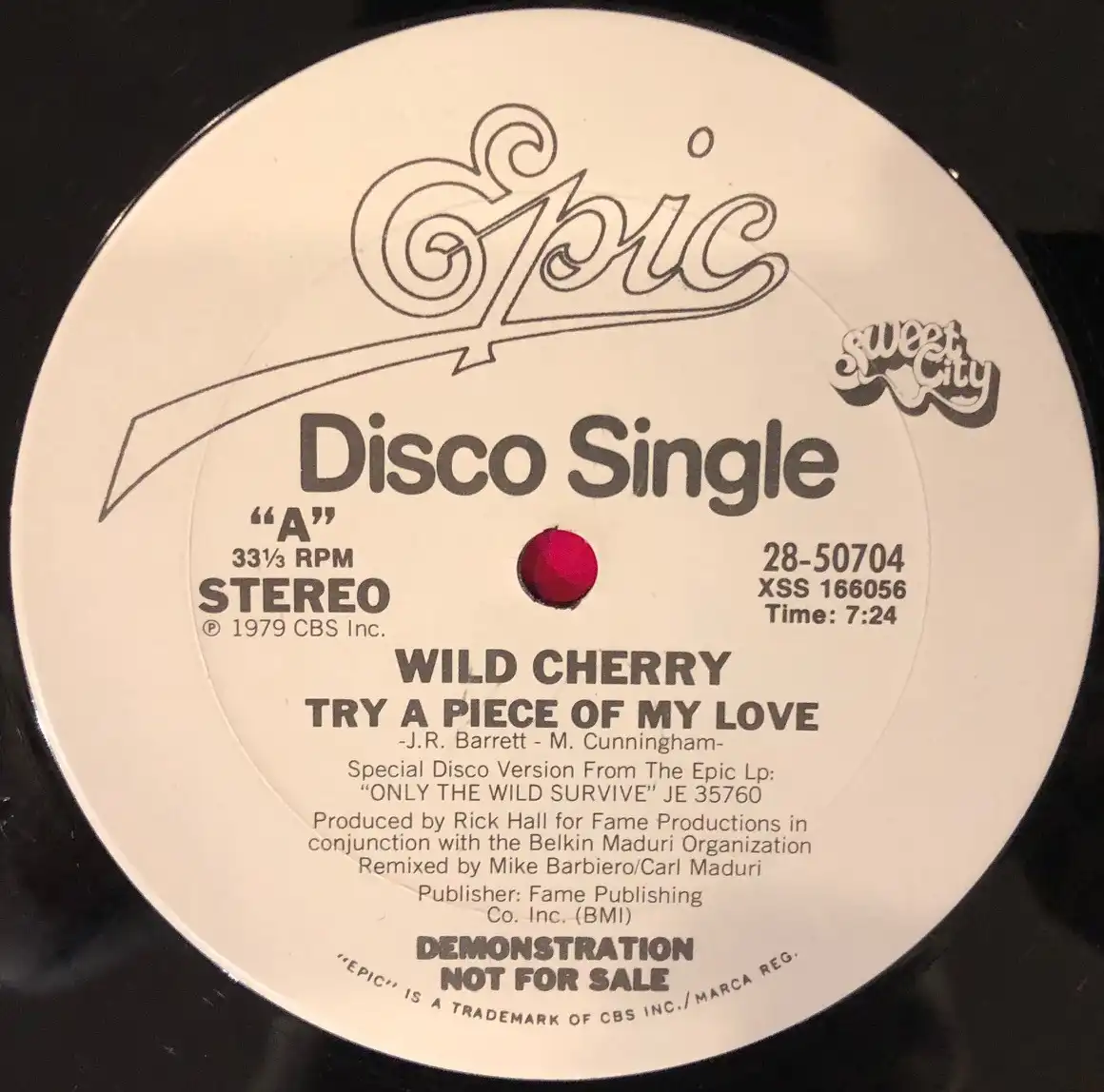 WILD CHERRY / TRY A PIECE OF MY LOVE