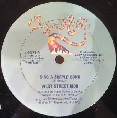 WEST STREET MOB / SING A SIMPLE SONG