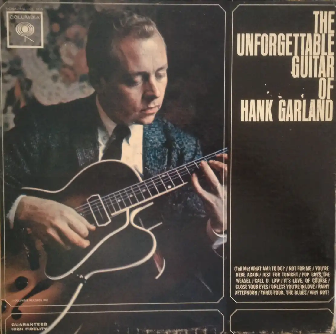 HANK GARLAND /UNFORGETTABLE GUITAR OF HANK GARLAND