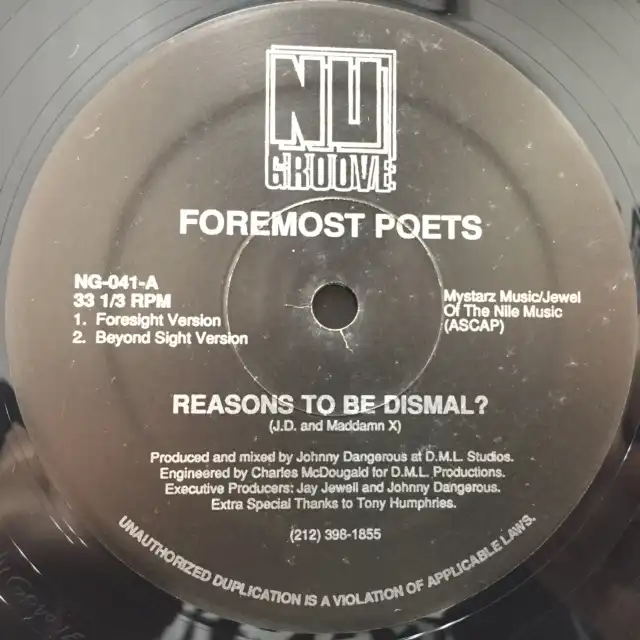 FOREMOST POETS / REASONS TO BE DISMAL?Υʥ쥳ɥ㥱å ()