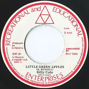 BILLY COLE / LITTLE GREEN APPLES