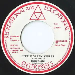 BILLY COLE / LITTLE GREEN APPLESΥʥ쥳ɥ㥱å ()