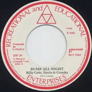 BILLY COLE / BUMP ALL NIGHT