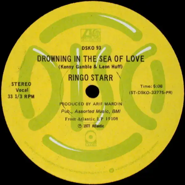 RINGO STARR / DROWNING IN THE SEA OF LOVE
