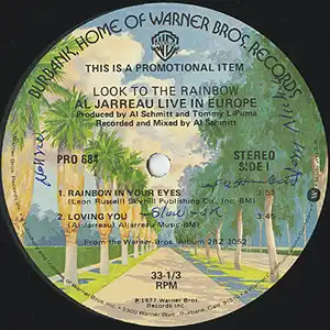 AL JARREAU / LOOK TO THE RAINBOW (PROMO EP)