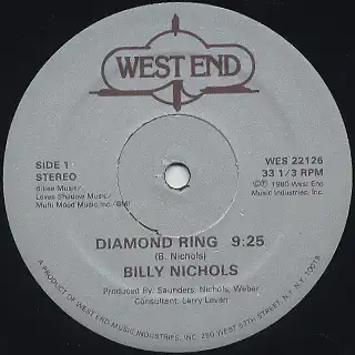BILLY NICHOLS / DIAMOND RING