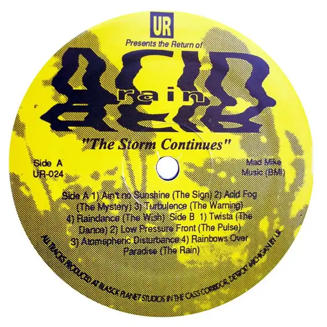 UR ‎/ RETURN OF ACID RAIN ／ STORM CONTIN