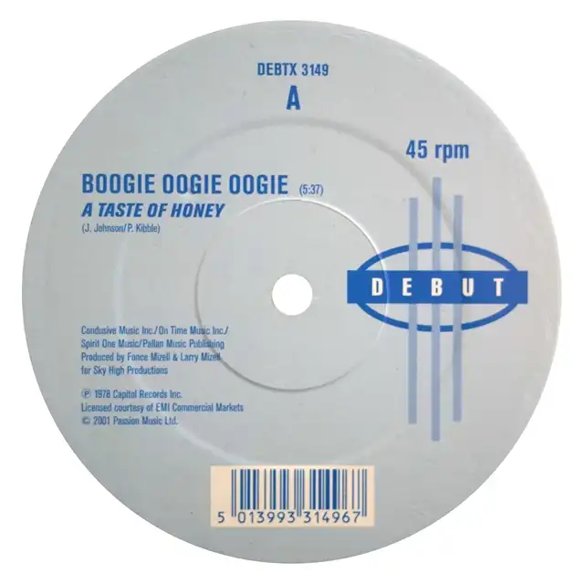A TASTE OF HONEY / ECSTASY, PASSION & PAIN ‎／ BOOGIE OOGIE OOGIE