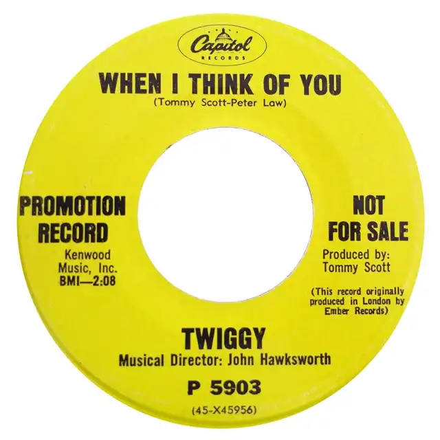 TWIGGY / WHEN I THINK OF YOU  OVER AND OVER