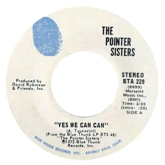 POINTER SISTERS ‎/ YES WE CAN CAN