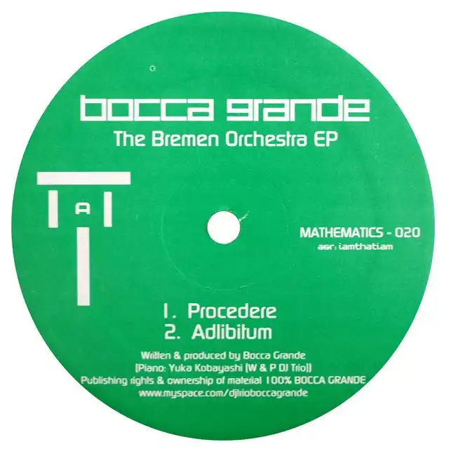 BOCCA GRANDE ‎/ BREMEN ORCHESTRA EP