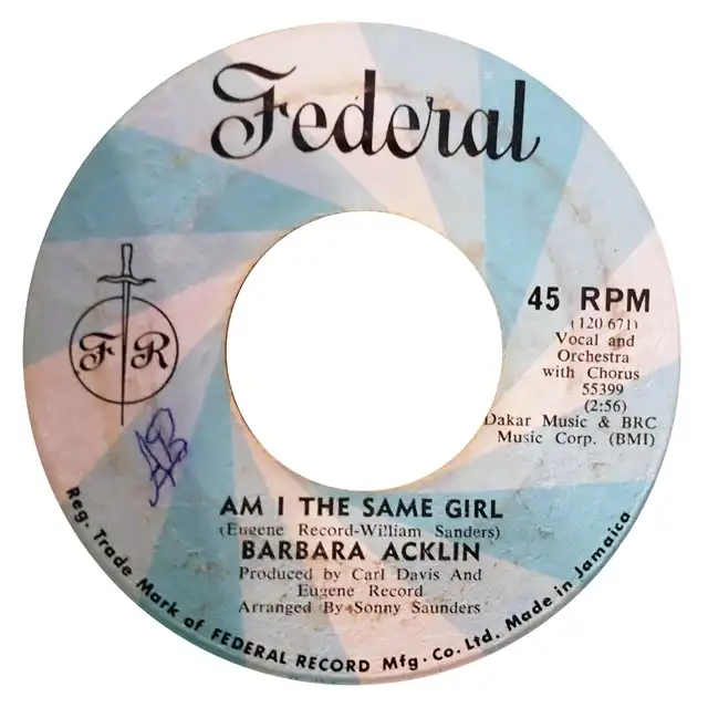 BARBARA ACKLIN ‎/ AM I THE SAME GIRL