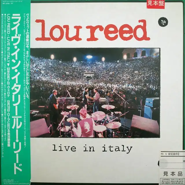 LOU REED / LIVE IN ITALY [2LP - ]：70'S ROCK：アナログレコード専門通販のSTEREO RECORDS