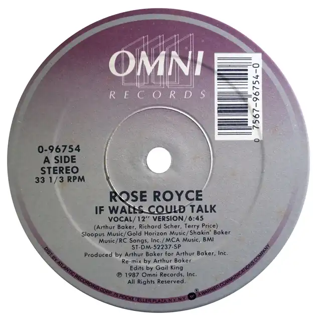ROSE ROYCE ‎/ IF WALLS COULD TALK  LISTEN UP