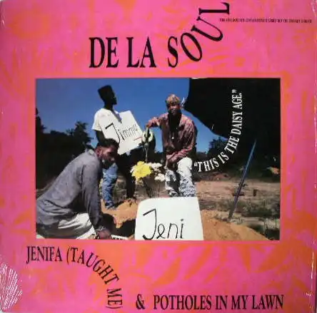DE LA SOUL / JENIFA (TAUGHT ME)のアナログレコードジャケット