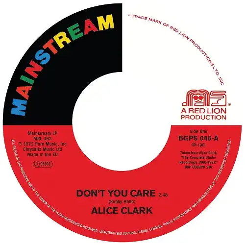 ALICE CLARK / DON'T YOU CARE